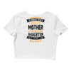 Super Cool Mother Of A Freaking Awesome Granddaughter Crop Top