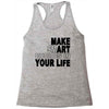 make smart choicees in your life Racerback Tank