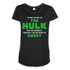 I'm Not Saying I'm The Hulk Maternity Scoop Neck T-shirt