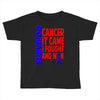 melanoma skin cancer survivor shirt blac Toddler T-shirt