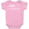 Feminist Noun Baby Onesie