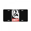 orey License Plate