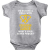 I'm Raising A Child With Childhood Cancer What's Your Super Power Baby Bodysuit