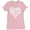 love is a four legged word Ladies Fitted T-Shirt