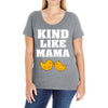 Kind As A Mother Ladies Curvy T-Shirt