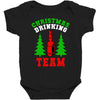 christmas drinking team Baby Bodysuit