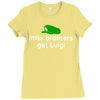 little brothers get luigi Ladies Fitted T-Shirt
