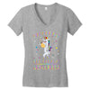 UNICORNS ARE BORN IN NOVEMBER Women's V-Neck T-Shirt