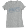 the force is strong with this one Ladies Fitted T-Shirt