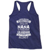 Super Cool Nana Of A Freaking Awesome Grandson Racerback Tank