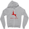 #reindeer Zipper Hoodie