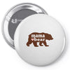 Mama love bear Pin-back button