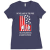 if the land of the free Ladies Fitted T-Shirt