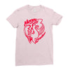 money over emotion Ladies Fitted T-Shirt
