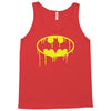 batman dying bleeding logo Tank Top