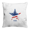usa star Throw Pillow