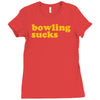 bowling sucks Ladies Fitted T-Shirt