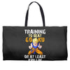 Training To Beat Goku Weekender Totes