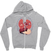 heart attack Zipper Hoodie