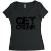 get crunk Women's Triblend Scoop T-shirt