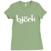 bj&ouml;rk hooded sweatshirt Ladies Fitted T-Shirt