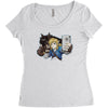 hylian selfie Women's Triblend Scoop T-shirt