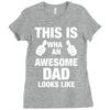 new daddy christmas funny Ladies Fitted T-Shirt
