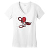 part time job (sport shop) Women's V-Neck T-Shirt