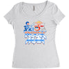 rock man Women's Triblend Scoop T-shirt