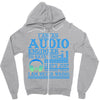 audio engineer tee Zipper Hoodie