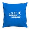 evolution powder monkeez Throw Pillow