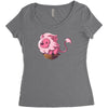 lion in a box Women's Triblend Scoop T-shirt