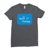 suck it trebek Ladies Fitted T-Shirt