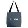 stay woke Tote Bags