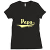 papa Ladies Fitted T-Shirt