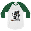 anxious cat 3/4 Sleeve Shirt