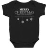 merry christmas and happy new year Baby Bodysuit