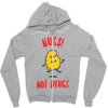 nugs not drugs Zipper Hoodie