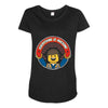 everything is awesome   mens funny lego Maternity Scoop Neck T-shirt