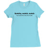 scotch funny t shirt anchorman beer college Ladies Fitted T-Shirt