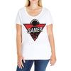 red game Ladies Curvy T-Shirt