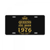 queens are born in 1976 License Plate