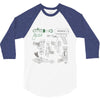 rayguns 3/4 Sleeve Shirt
