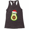 santa avocado Racerback Tank