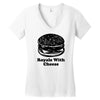 royale with cheese Women's V-Neck T-Shirt