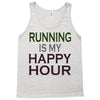 running is my happy hour Tank Top