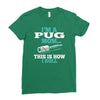 i'm a pug mom Ladies Fitted T-Shirt