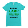 camp director Ladies Fitted T-Shirt