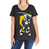 zero splatter clearance Ladies Curvy T-Shirt