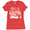 soul train motown gladys knight marvin gaye Ladies Fitted T-Shirt
